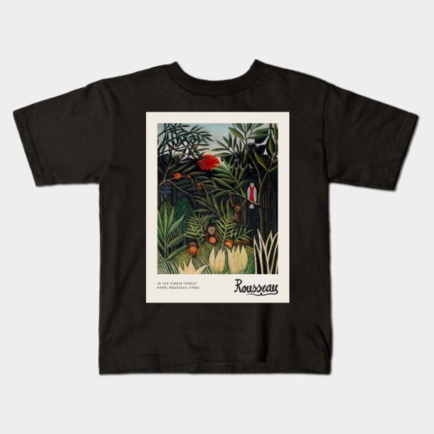 In the Virgin Forest Kids T-Shirt by MurellosArt